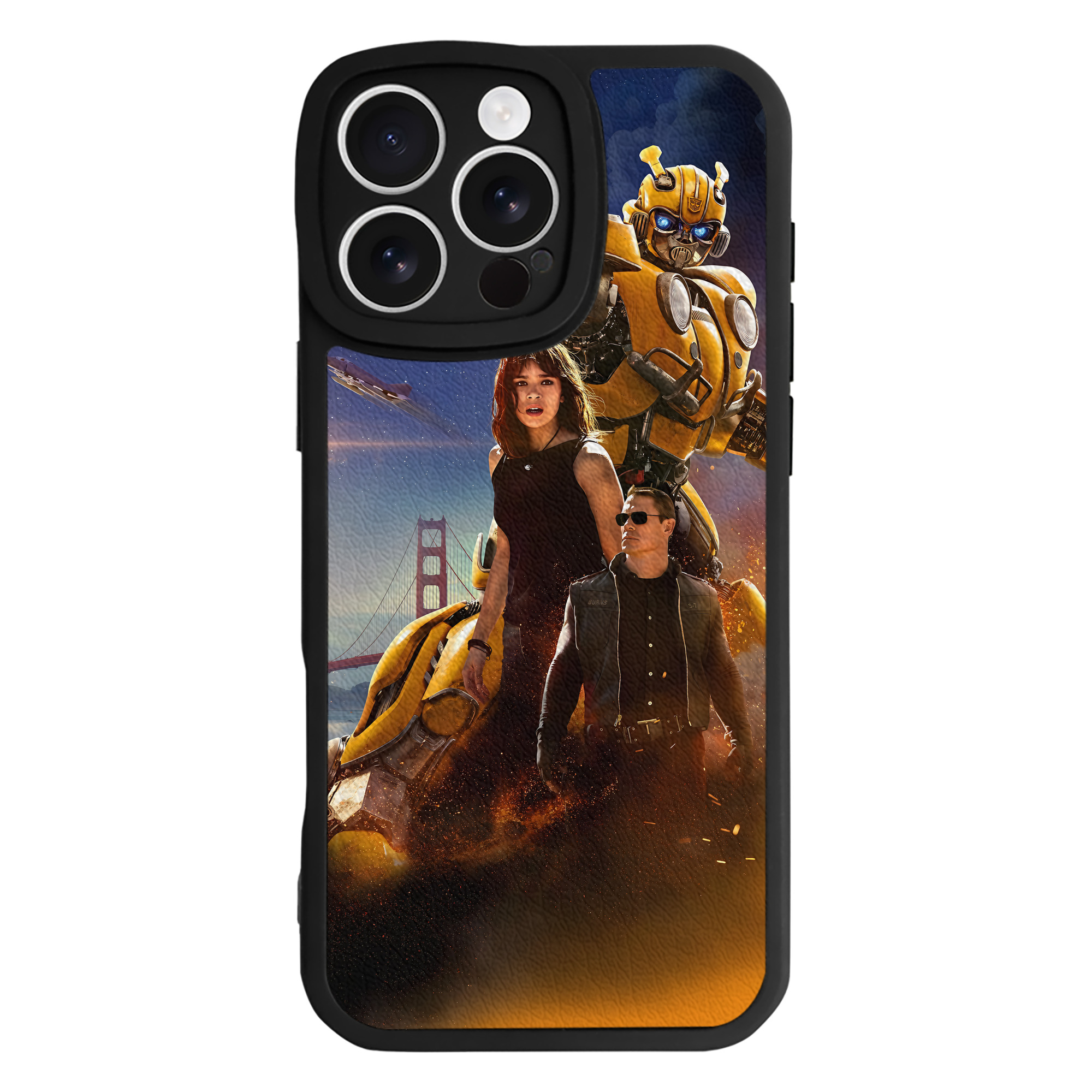 （画像用） Transformers トランスフォーマー 【iPhone 16シリーズ対応】シリコンスマホケース（レザー調） 材質：シリコン